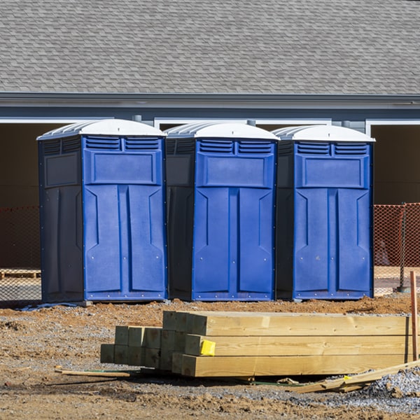 are there any restrictions on what items can be disposed of in the porta potties in McIntire